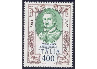 ITALIA 1983 Girolamo Frescobaldi MNH**