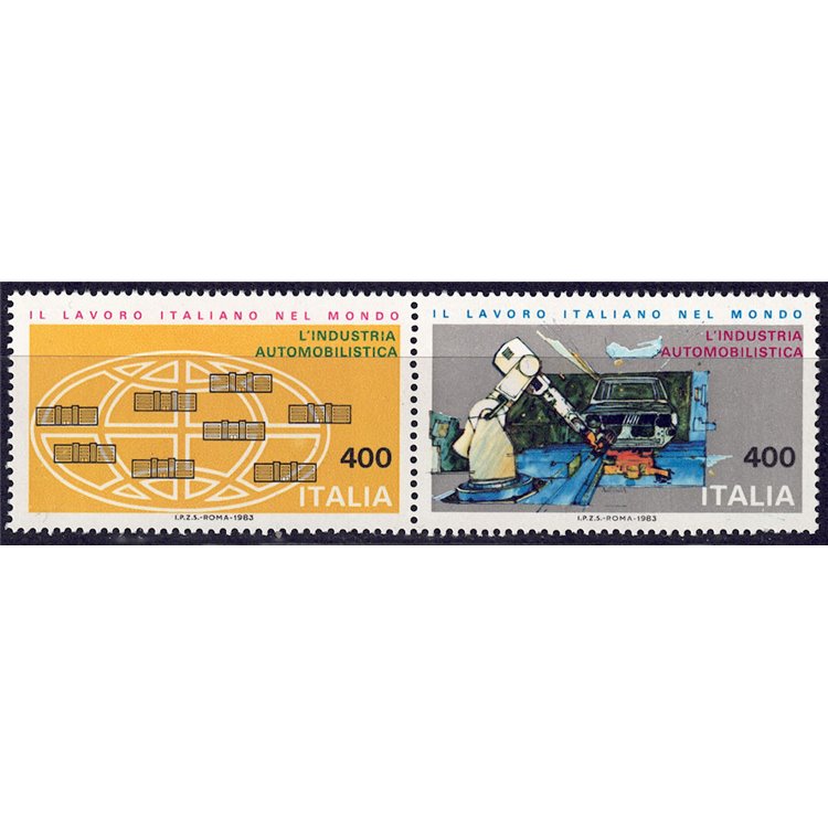 ITALIA 1983 Lavoro 2v MNH**