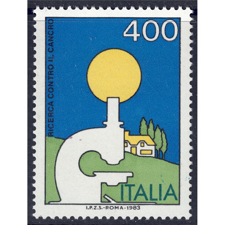 ITALIA 1983 Lotta contro il cancro MNH**