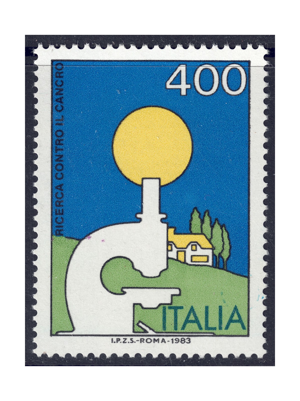 ITALIA 1983 Lotta contro il cancro MNH**