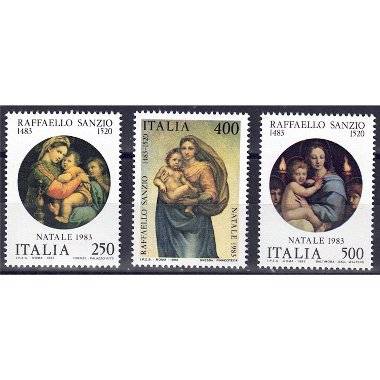ITALY 1983 Christmas 3v MNH**