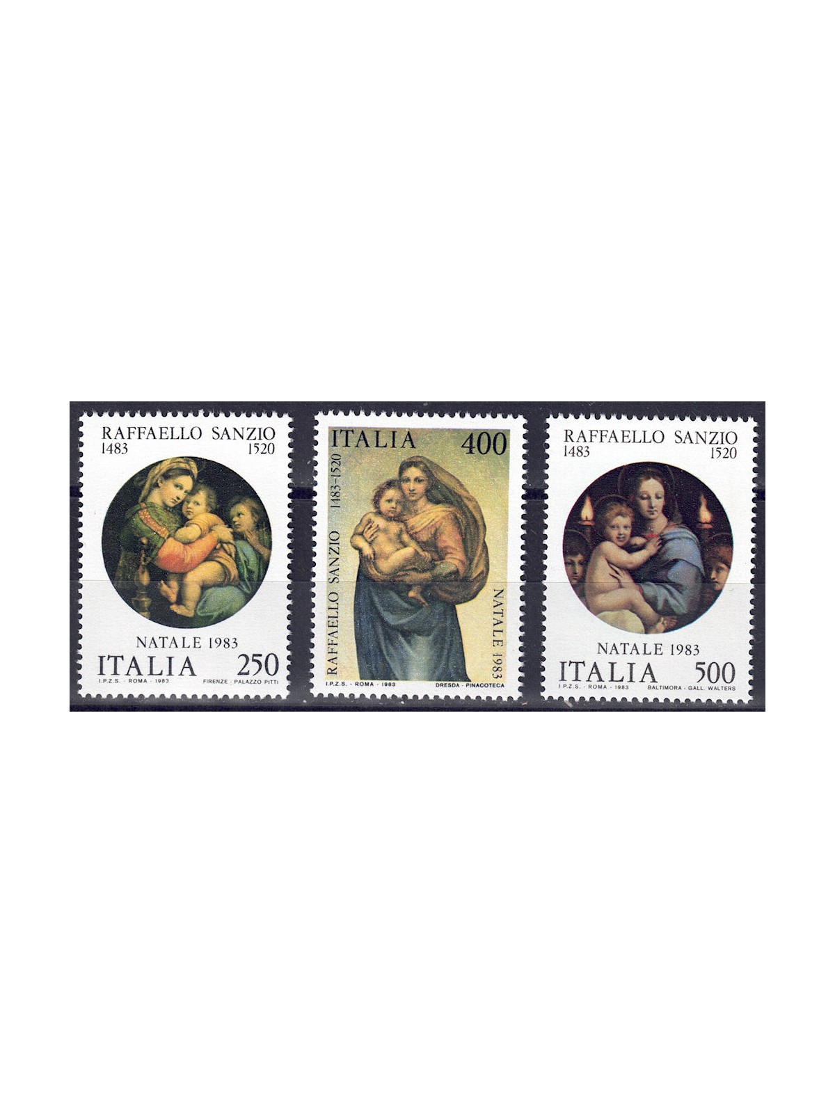 ITALIA 1983 Natale 3v MNH**