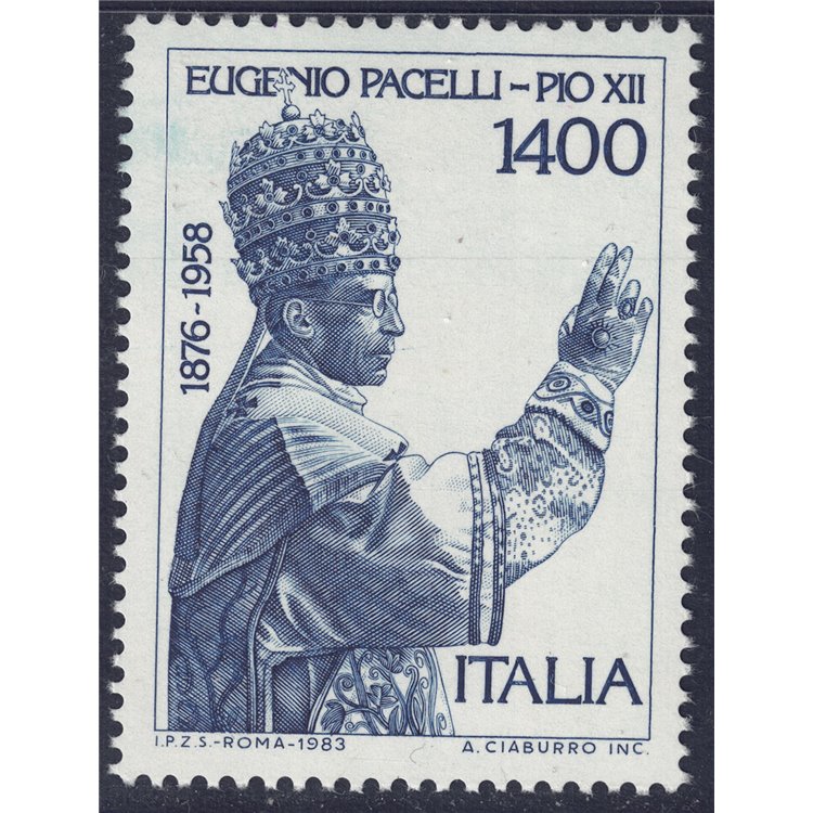 ITALIA 1983 Papa Pio XII MNH**