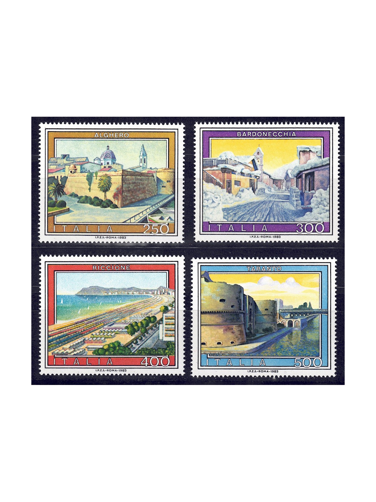 ITALY 1983 Tourism 4v MNH**