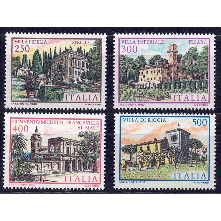 ITALY 1983 Ville 4v MNH**