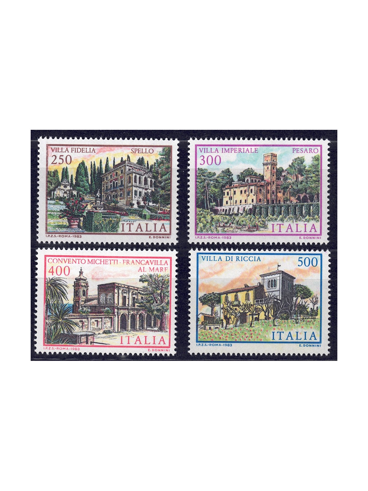 ITALY 1983 Ville 4v MNH**
