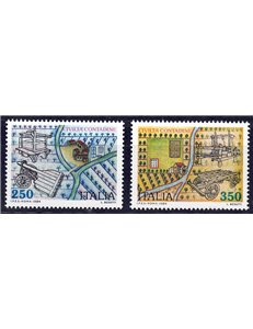 ITALY 1984 Peasant Civilizations 2v MNH**