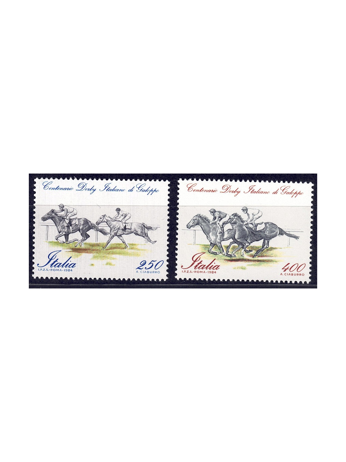 ITALY 1984 Italian Derby 2v MNH**