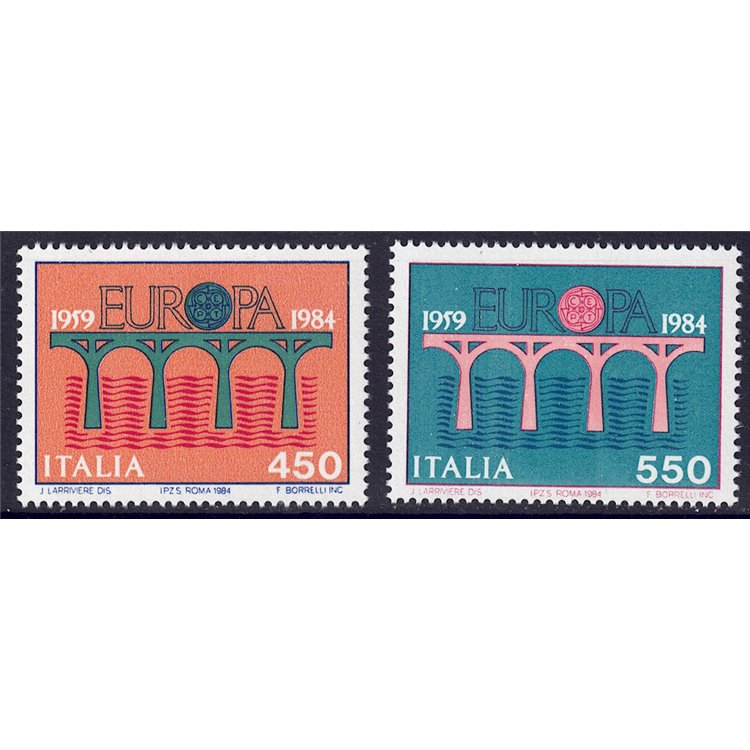 ITALY 1984 Europe 2v MNH**