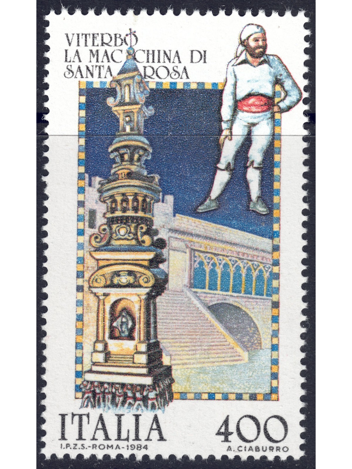 ITALIA 1984 Folclore MNH**
