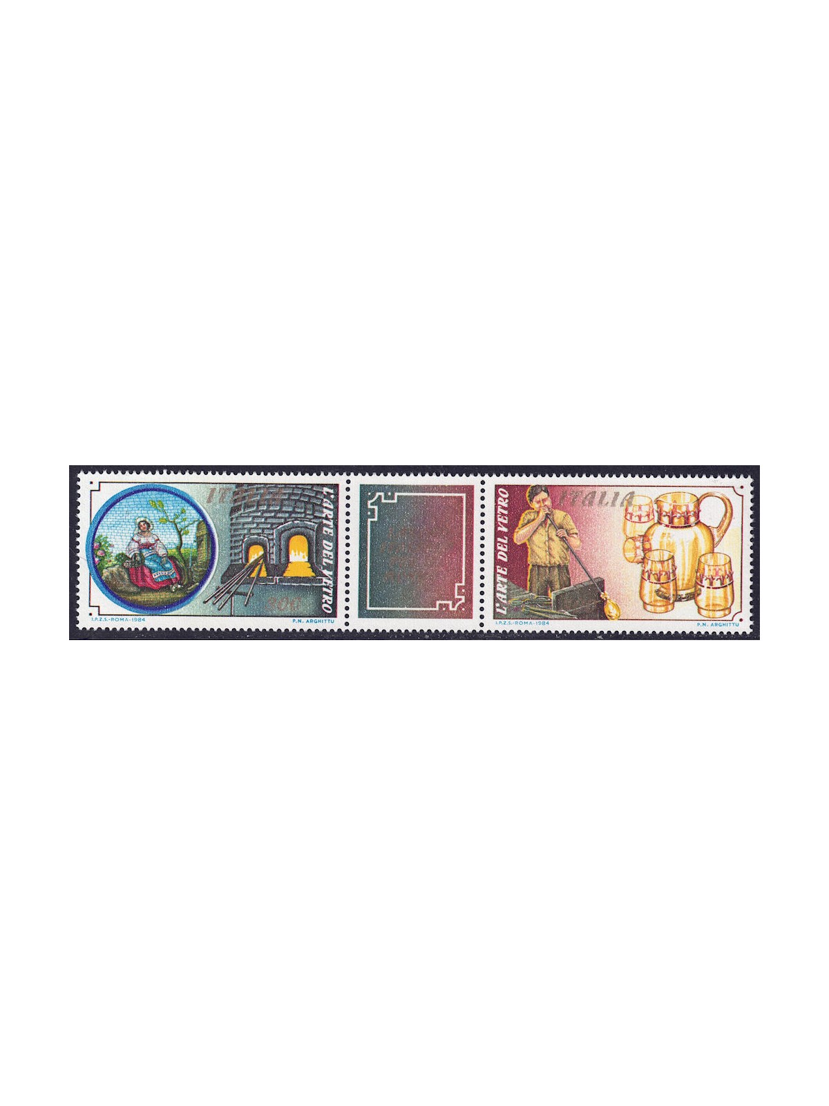 ITALY 1984 Work 2v MNH**