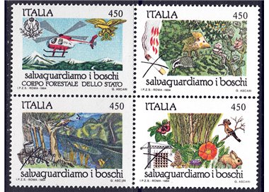 ITALY 1984 Forest Protection 4v MNH**