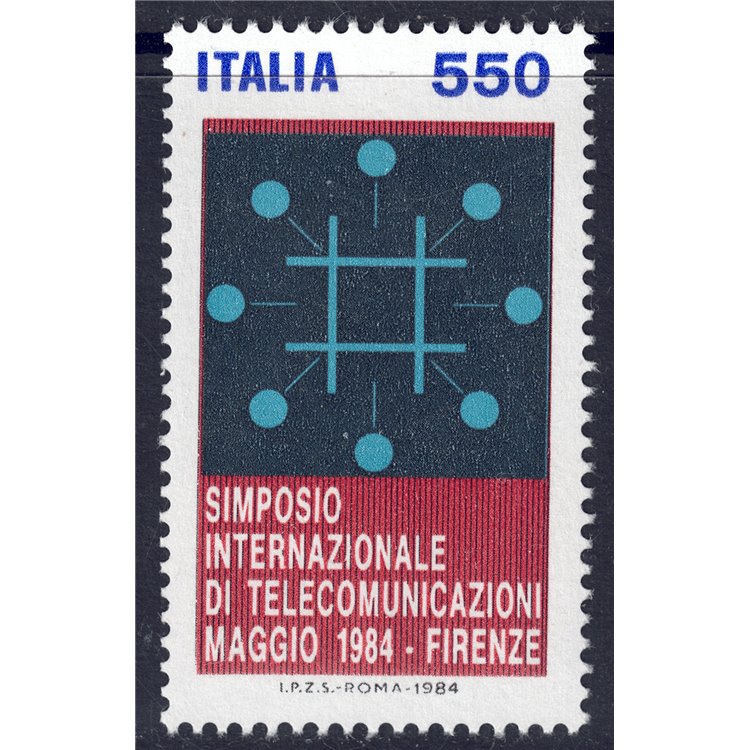 ITALIA 1984 Simposio di telecomunicazioni MNH**