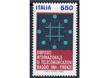 ITALY 1984 Telecommunications Symposium MNH**