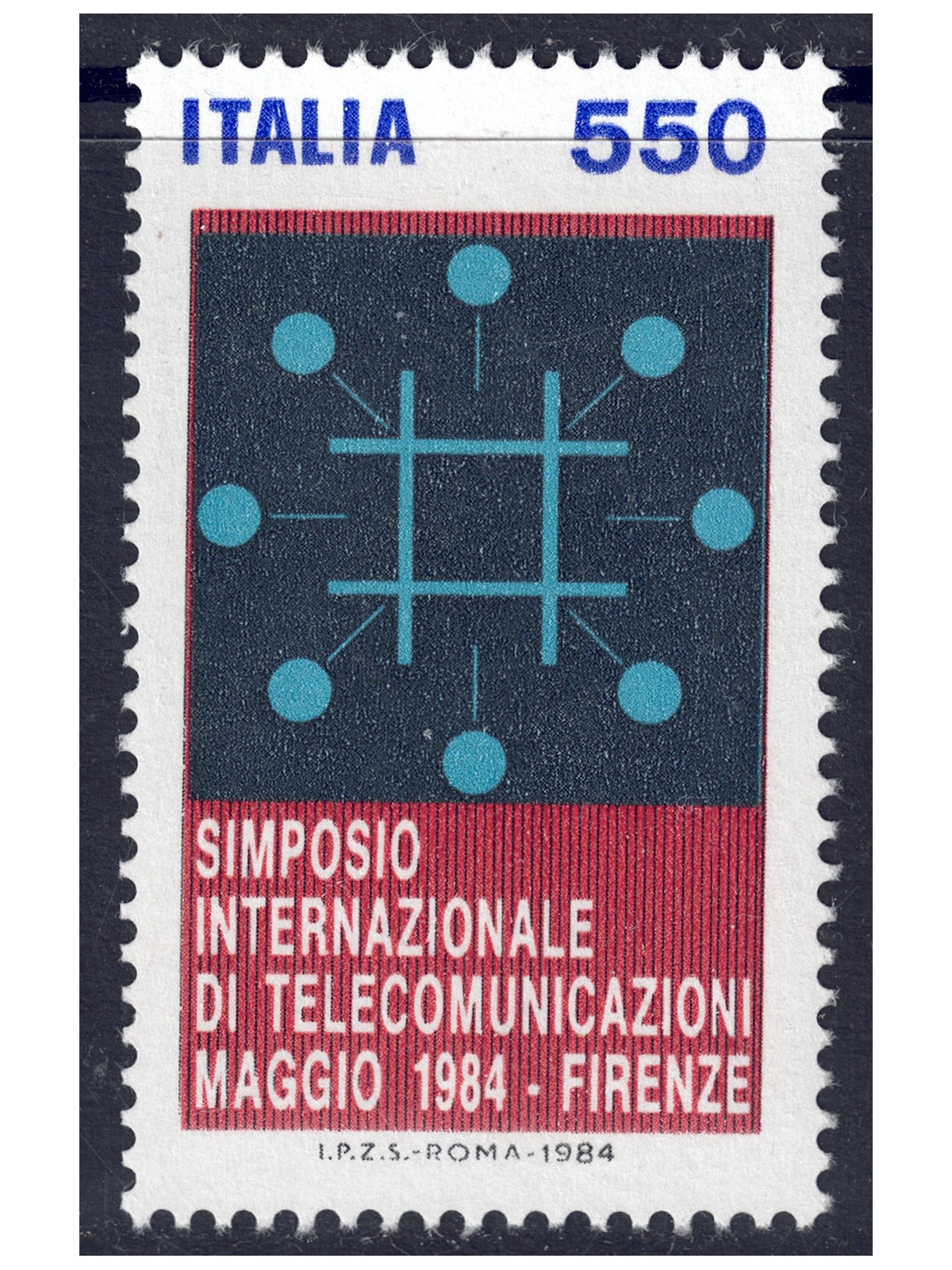 ITALY 1984 Telecommunications Symposium MNH**