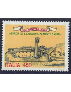 ITALIA 1985 Abbazia di San Salvatore al Monte MNH**