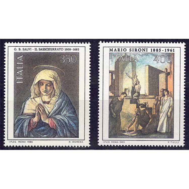 ITALIA 1985 Arte 2v MNH**