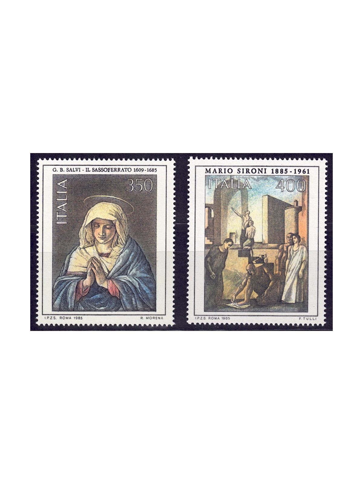 ITALY 1985 Art 2v MNH**
