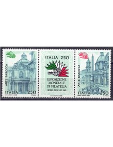 ITALY 1985 Baroque art 3v MNH**
