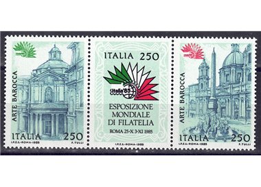 ITALY 1985 Baroque art 3v MNH**