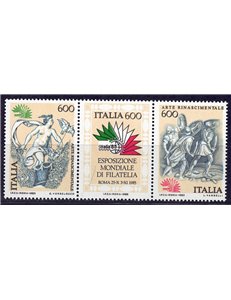 ITALIA 1985 Arte rinascimentale 3v MNH**