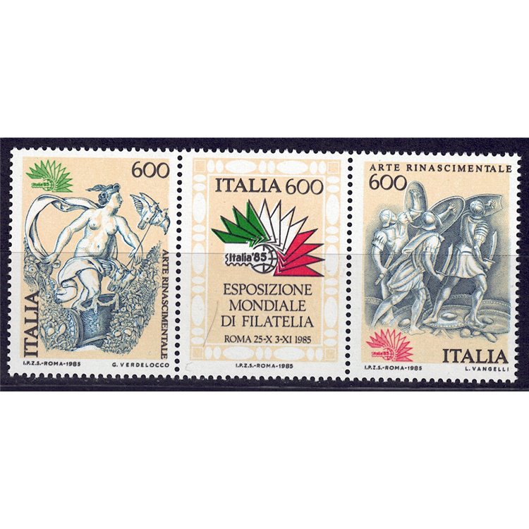 ITALY 1985 Renaissance art 3v MNH**