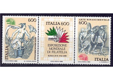 ITALY 1985 Renaissance art 3v MNH**