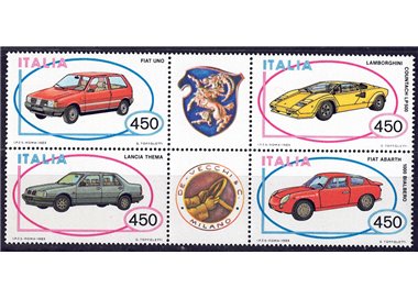 ITALIA 1985 Automobili 4v MNH**
