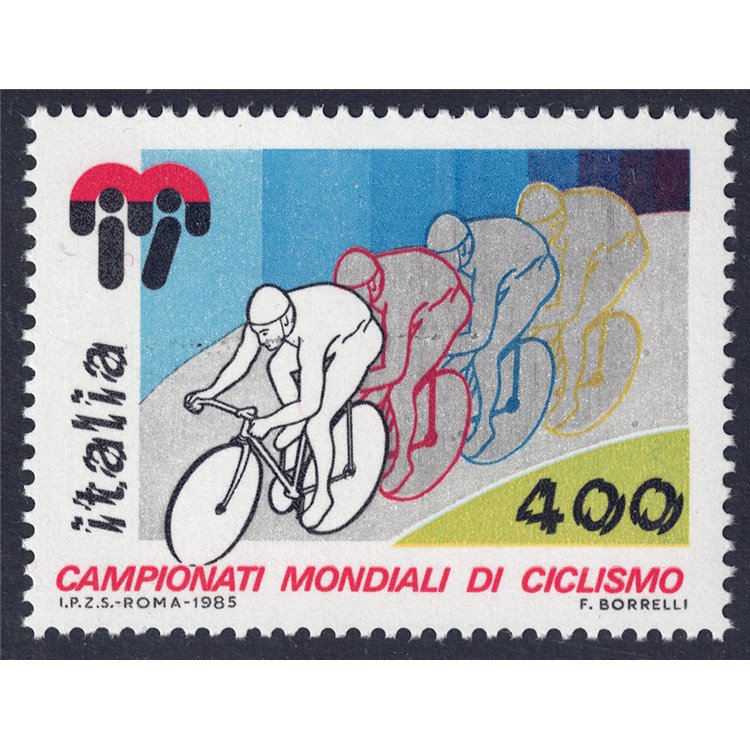 ITALIA 1985 Campionati mondiali di ciclismo MNH**