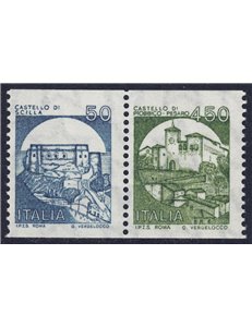 ITALY 1985 Castelli from 2v MNH coil**