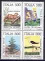 ITALIA 1985 Flora e fauna da salvare 4v MNH**