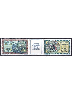 ITALY 1985 Work 2v MNH**