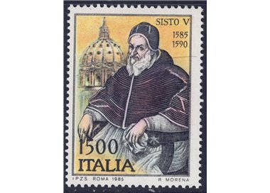 ITALIA 1985 Papa Sisto V MNH**