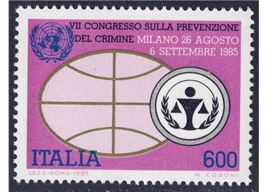 ITALY 1985 Crime Prevention MNH**