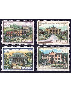 ITALY 1985 Villas of Italy 4v MNH**