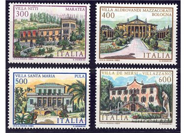 ITALY 1985 Villas of Italy 4v MNH**