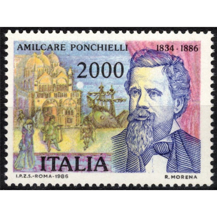 ITALY 1986 Amilcare Ponchielli MNH**