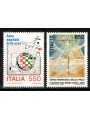 ITALIA 1986 Anno mondiale della pace 2v MNH**