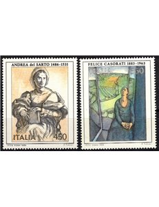 ITALIA 1986 Arte 2v MNH**
