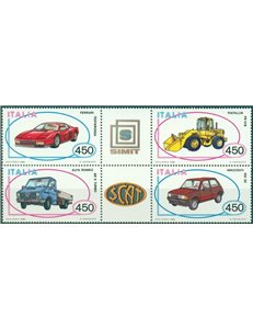ITALY 1986 Cars 4v MNH**