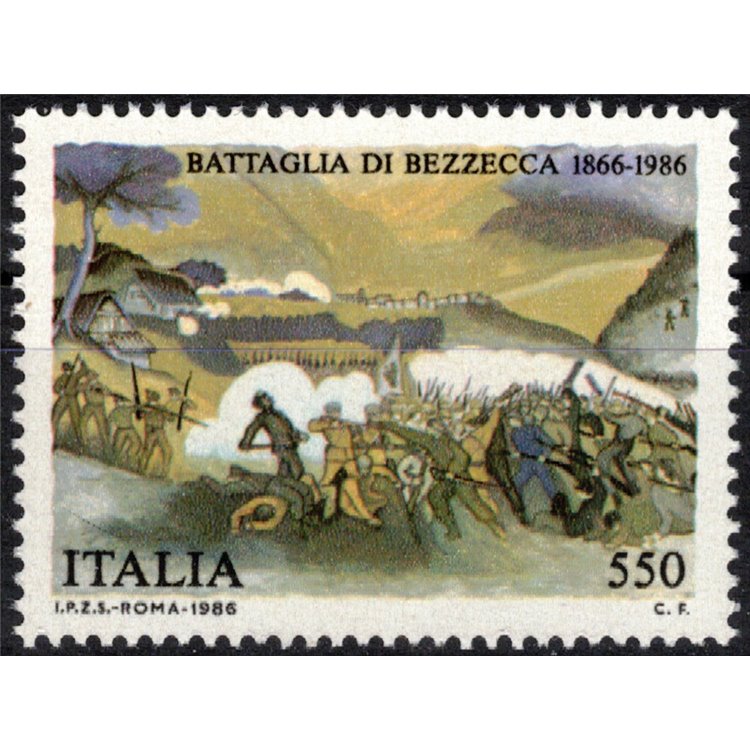 ITALY 1986 Battle of Bezzecca MNH**