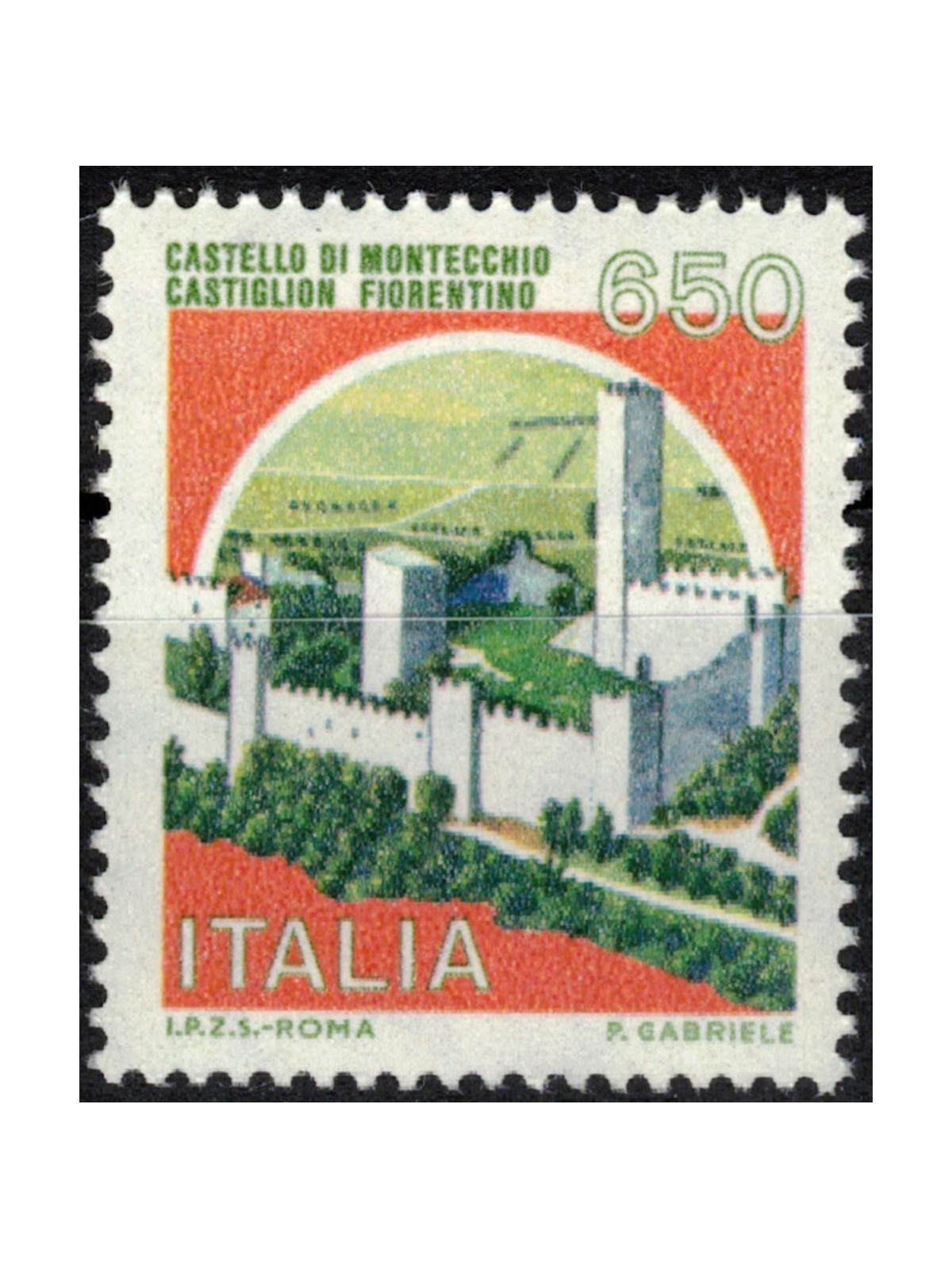 ITALIA 1986 Castello di Montecchio MNH**