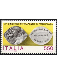 ITALY 1986 Congress of Ophthalmology MNH**