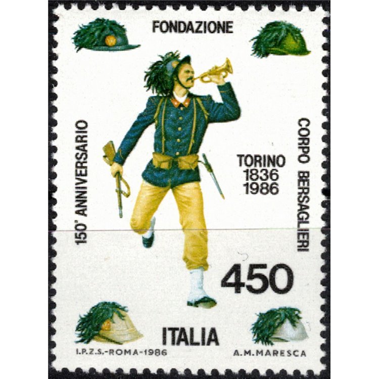 ITALY 1986 Bersaglieri Corps MNH**