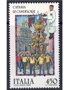 ITALIA 1986 Folclore MNH**