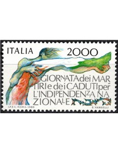 ITALY 1986 Martyrs' Day MNH**