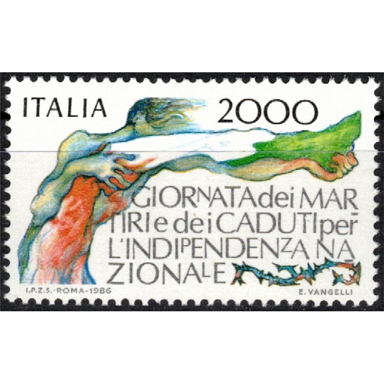ITALY 1986 Martyrs' Day MNH**