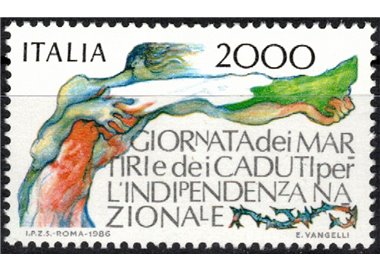 ITALY 1986 Martyrs' Day MNH**