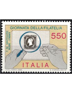 ITALIA 1986 Giornata della filatelia MNH**