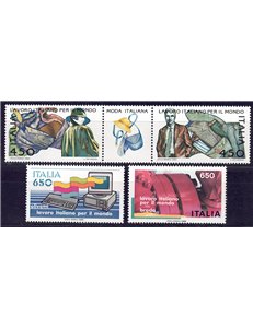 ITALY 1986 Work 4v MNH**